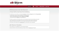 Desktop Screenshot of ab-storm.de
