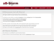 Tablet Screenshot of ab-storm.de
